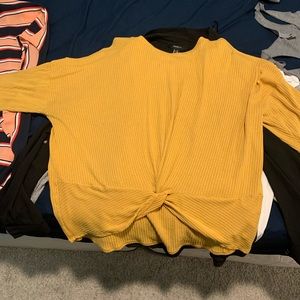 Yellow tee